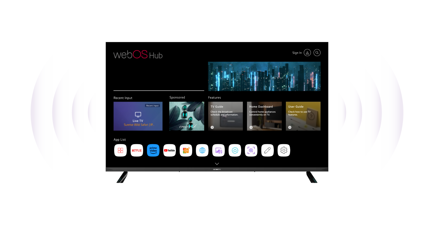 InfinityPro QLED TV - webOS