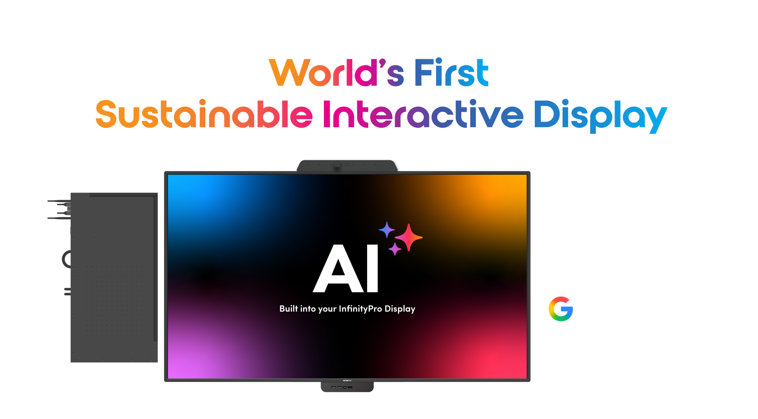 InfinityPro E Series Gen-4 Sustainable Interactive Display